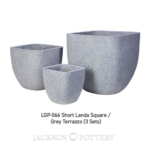 Planter, Fiberstone, Landa Terrazzo Short (JP-LGP-PP-018)