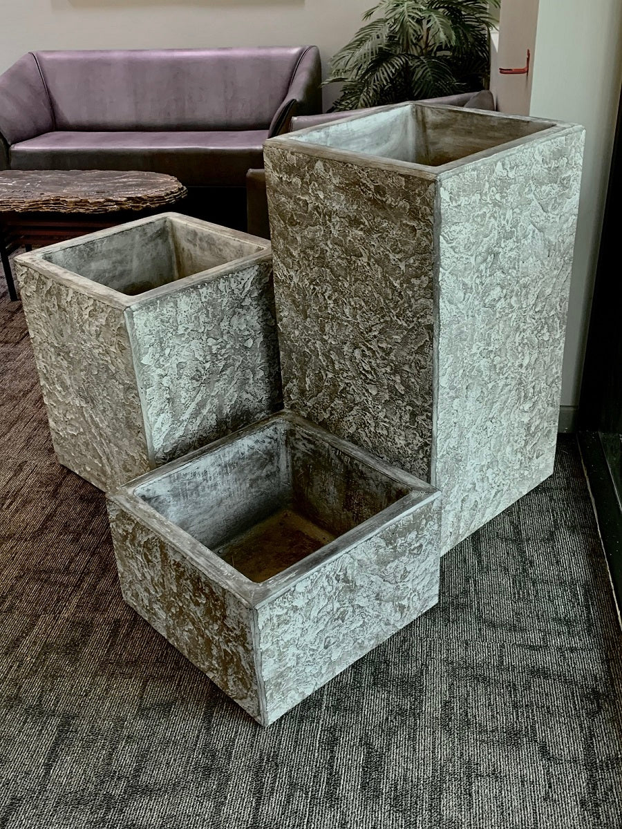 Planter, Concrete, Monolith Slate