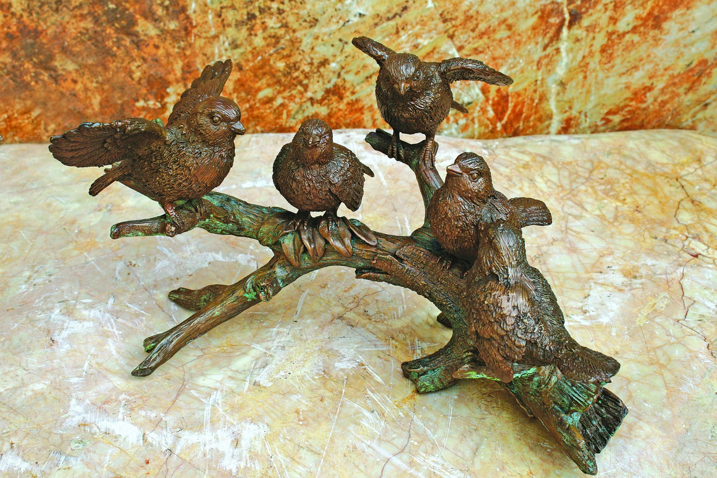 Statuary, Birds on a Branch
