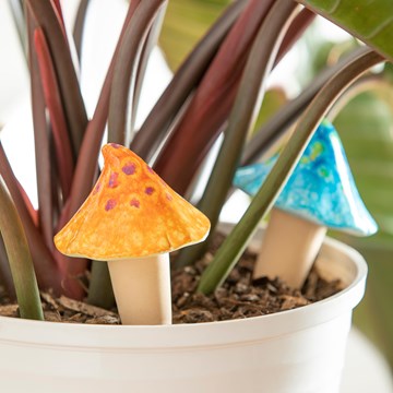Watering Globe, Mushroom, Ceramic