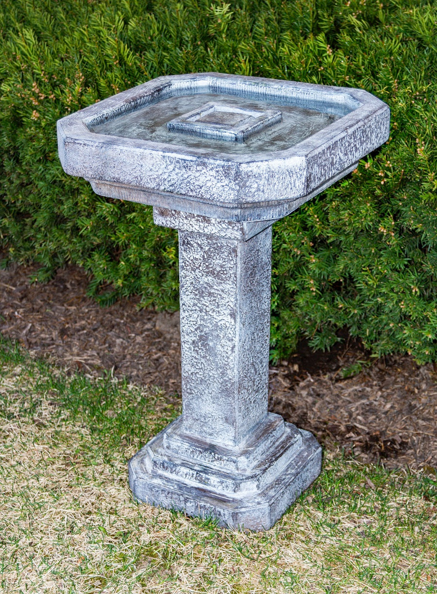 Birdbath, Concrete, Bancroft 2-Piece (H-2449)