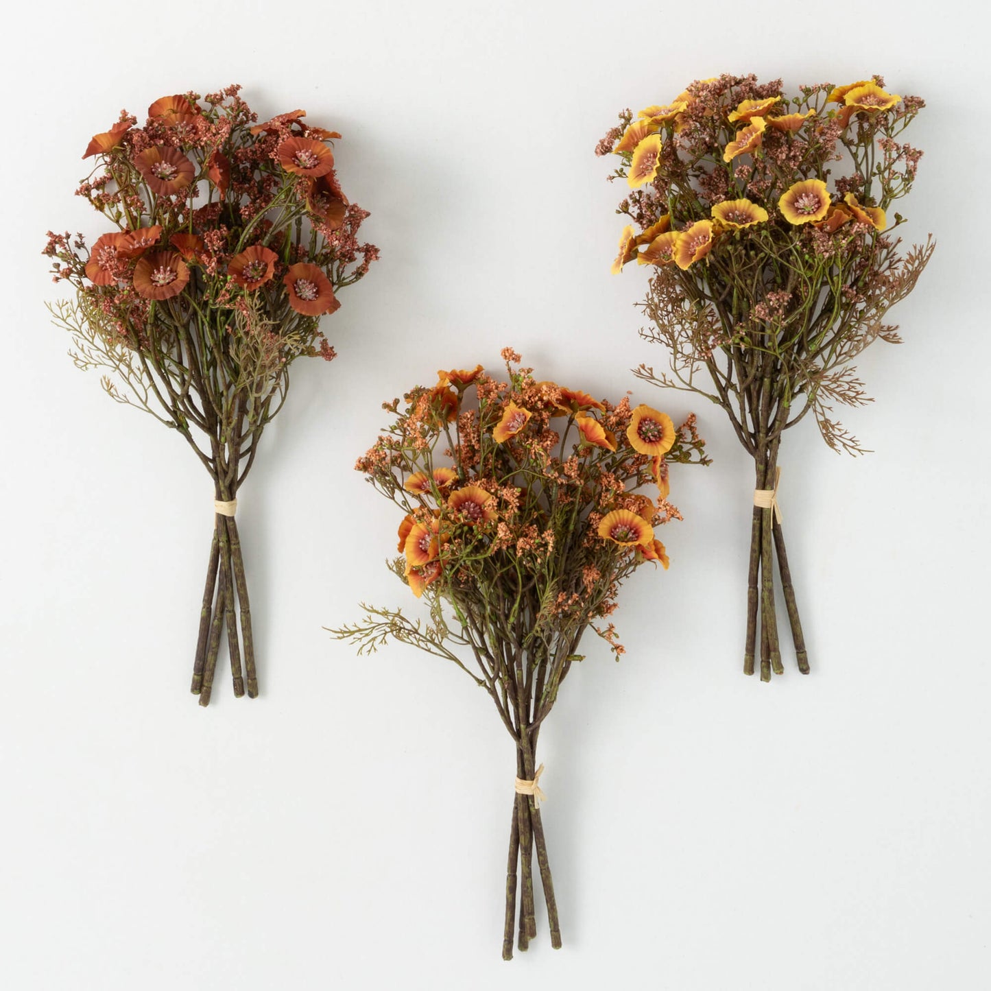Faux, Floral Fall Flower Bundle