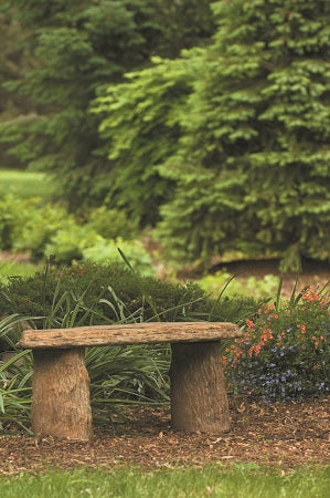 Bench, Concrete, Slate 3-Piece (H-2851)