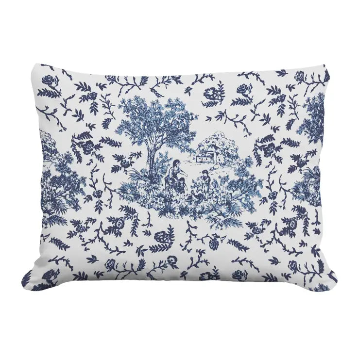 Pillow, Blue Toile (MagCas)
