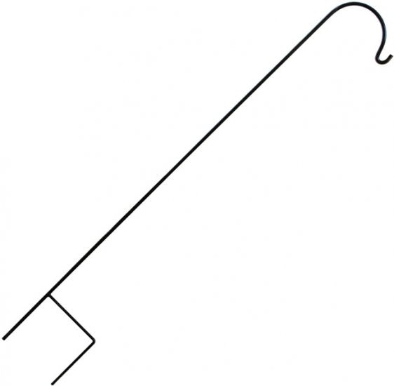 Shepard's Hook, Single Arm, Pole