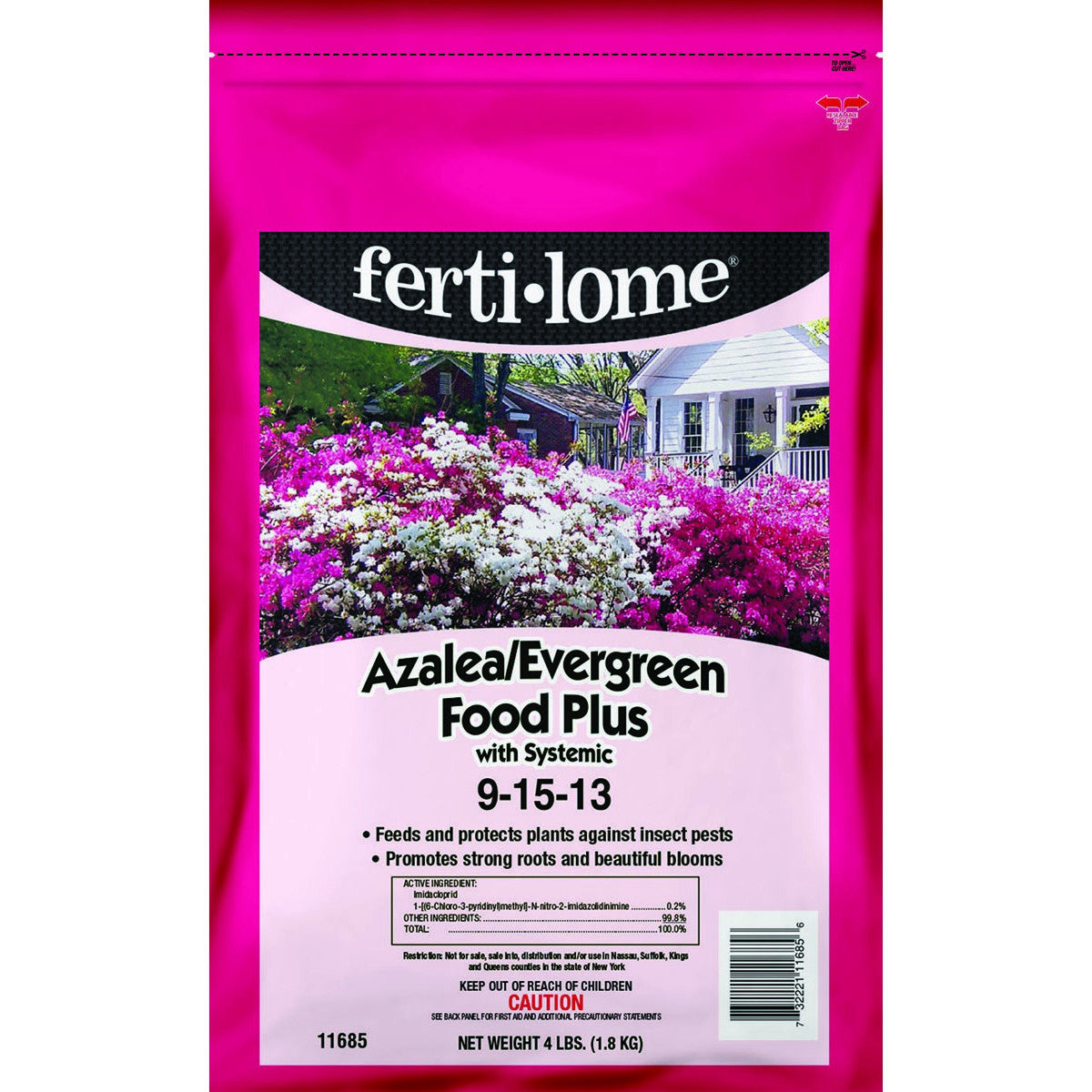 Plant Food, Fertilome Azalea & Evergreen w/ Systemic Insecticide
