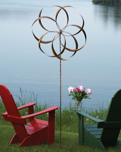 Kinetic Spinner, Flamed Feather