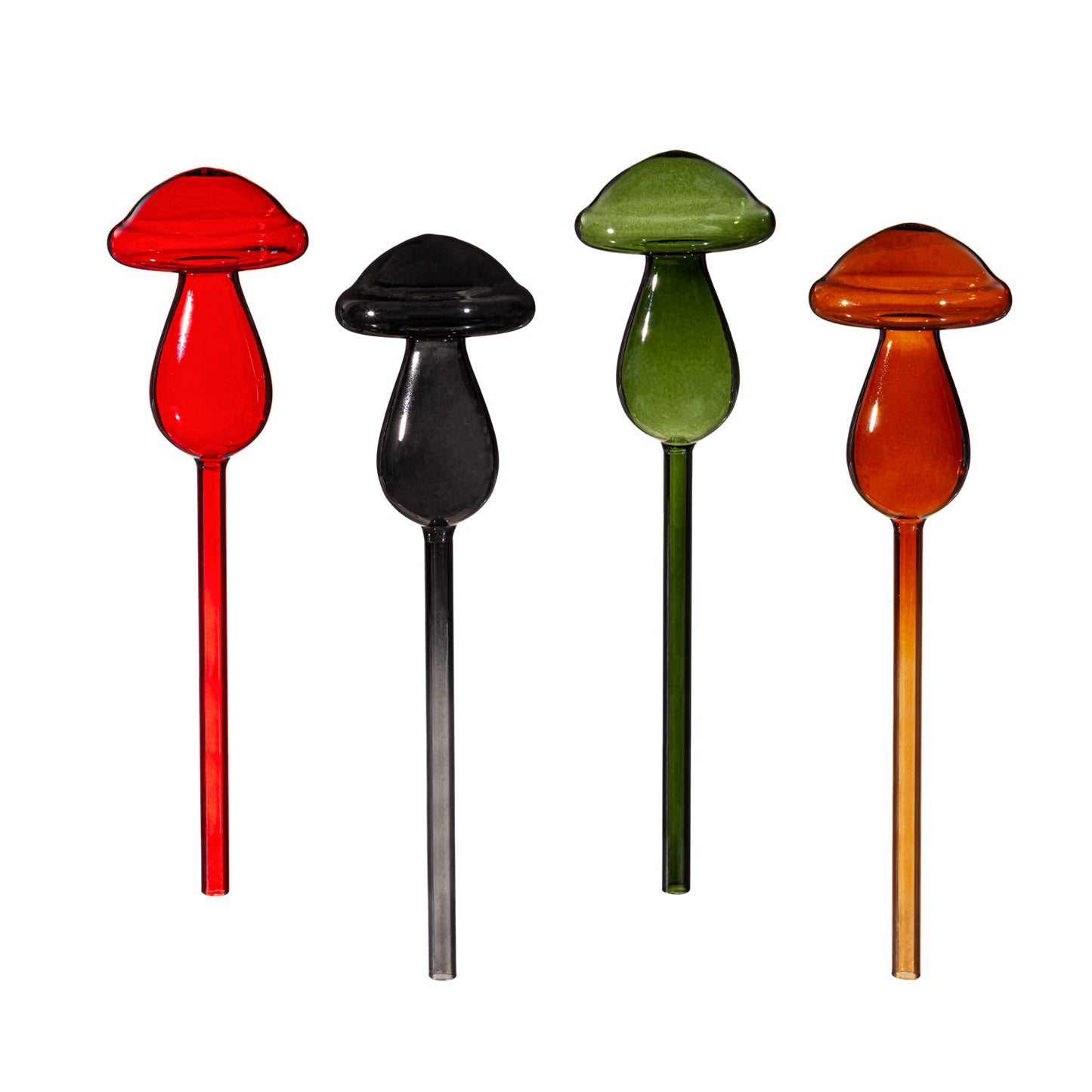 Watering Globe, Mushroom, Glass