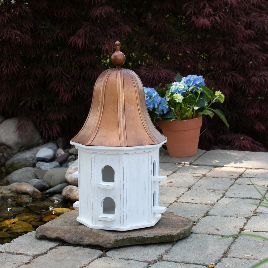 Birdhouse, Copper/Wood Indoor (ADHG)