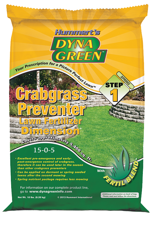 Lawn Food, Step 1, Pre-Emergent, Dyna Green Crabgrass Preventer