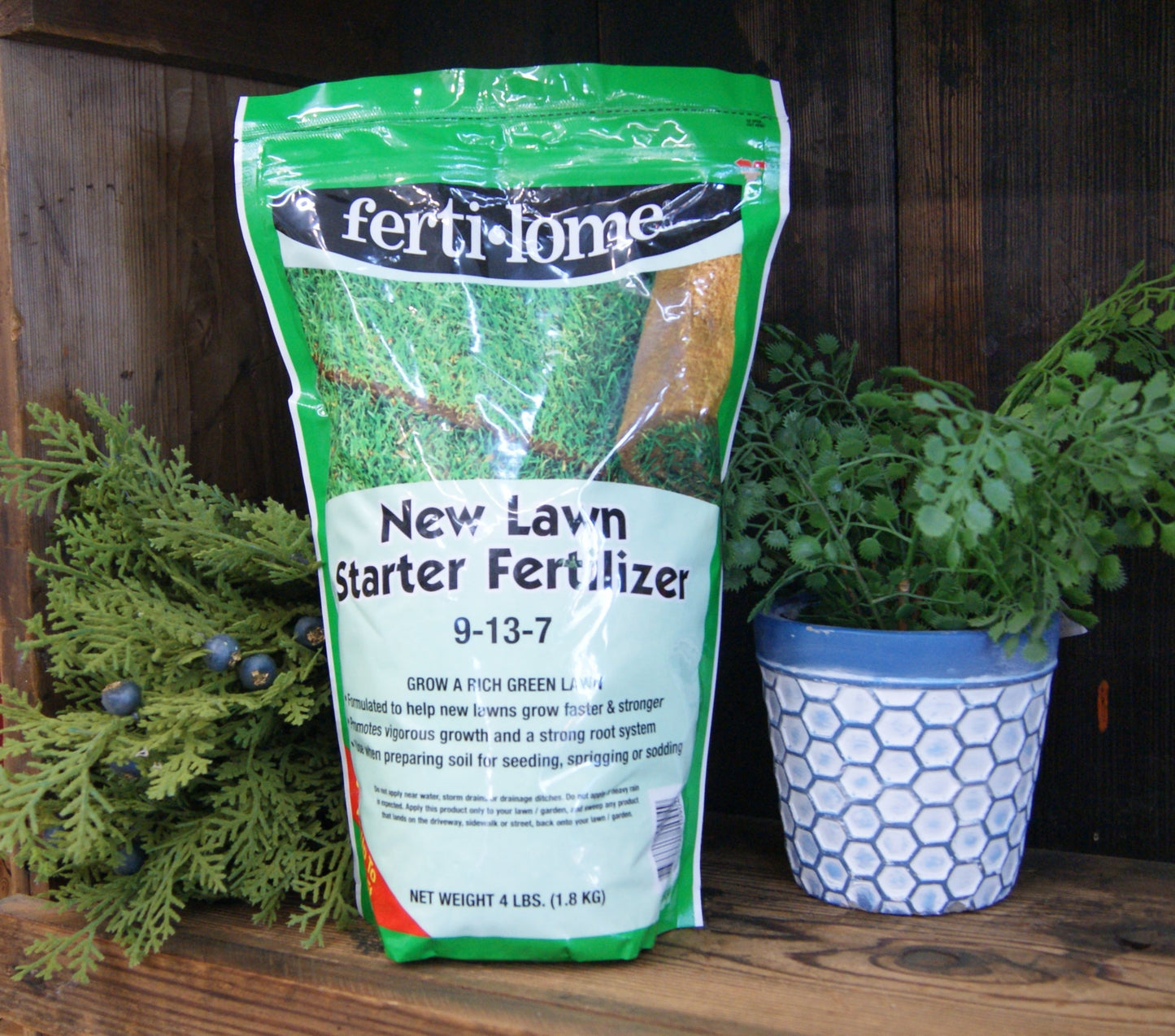 Lawn Food, Fertilome New Lawn Starter