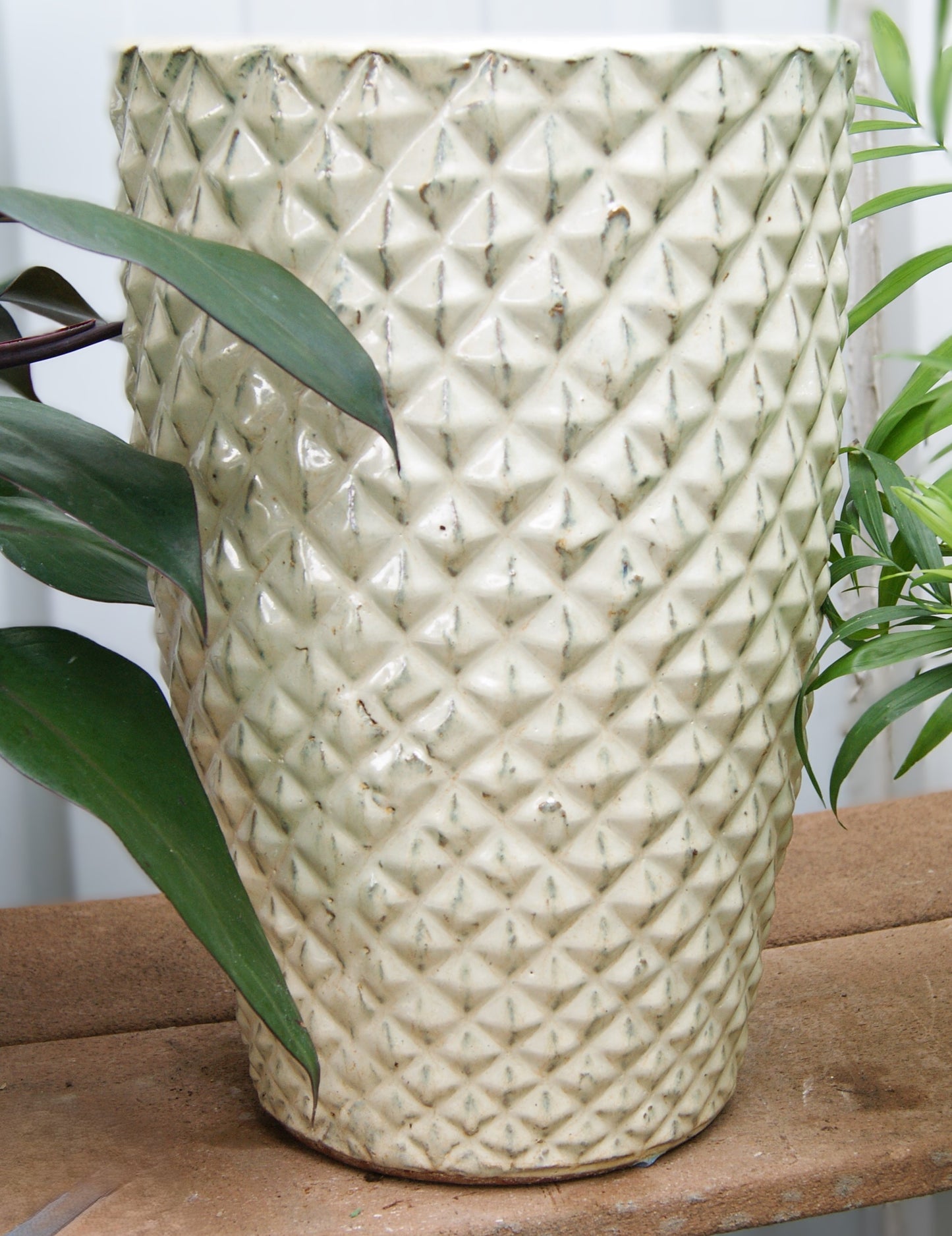 Planter, Glazed, Ariel