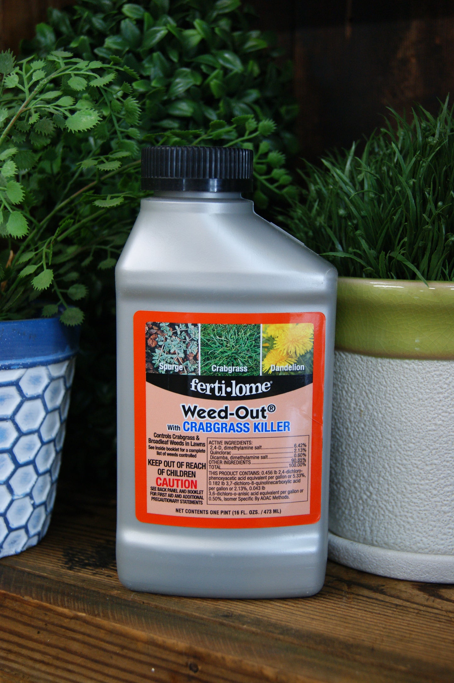 Herbicide, Crabgrass, Weed Out w/ Q