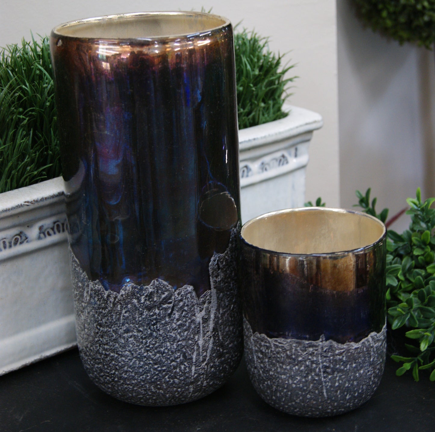 Vase, Blue & White