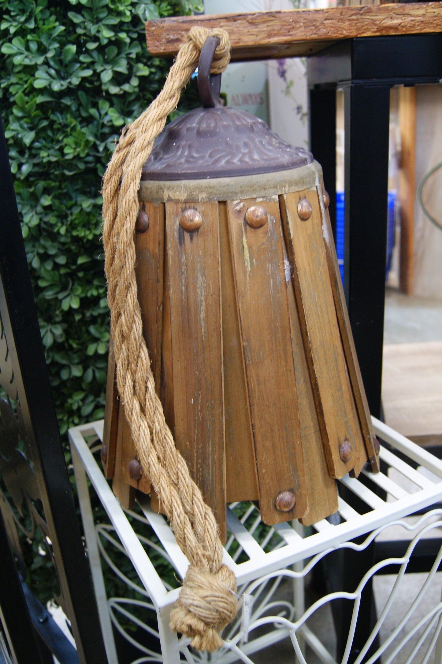 Bell, Wood, Hanging