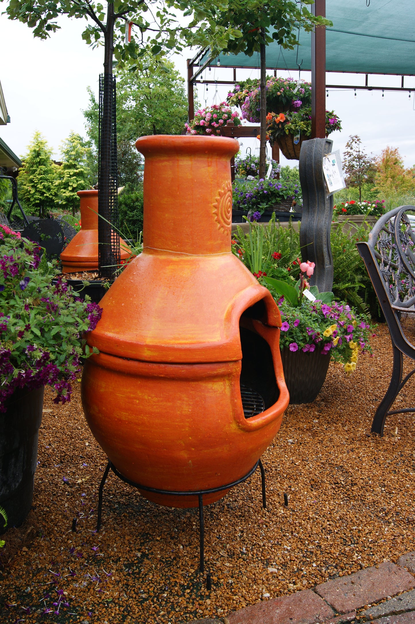 Firepit, Clay Chimenea