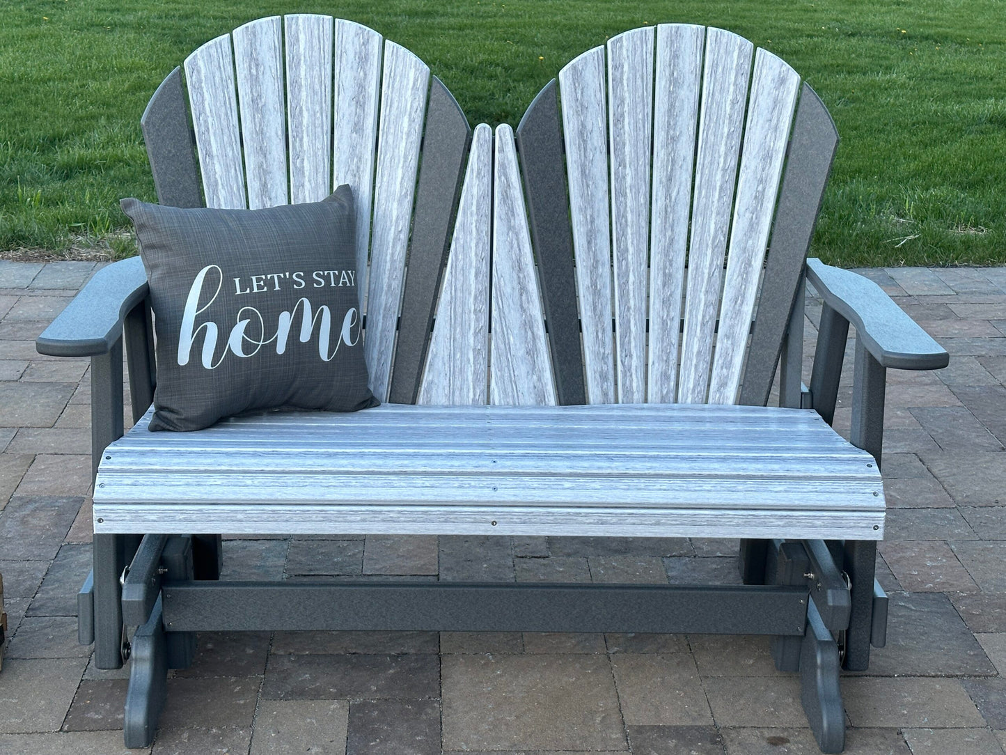 Bench, Polywood, Adirondack Glider (Dutch Boy)