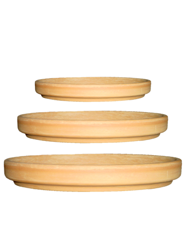 Saucer, Waterproof Light Marbled Clay