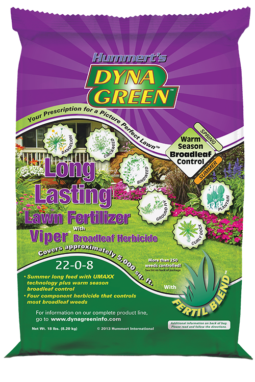 Lawn Food, Dyna Green Post Weed Control Long Last w/ Viper (Step 2)