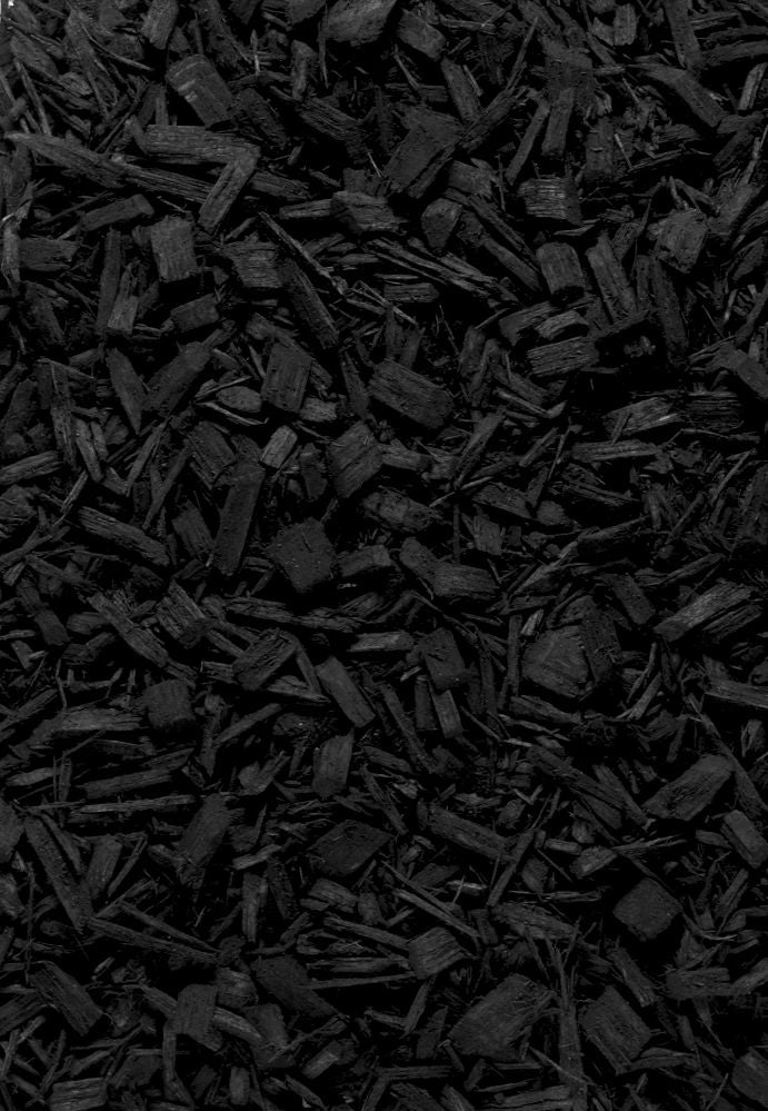 Mulch (BULK), Double Ground BLACK DYE