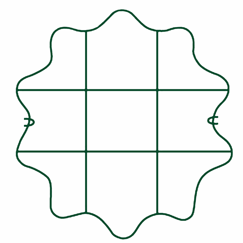 Plant Supports, Circular Scallop Grid