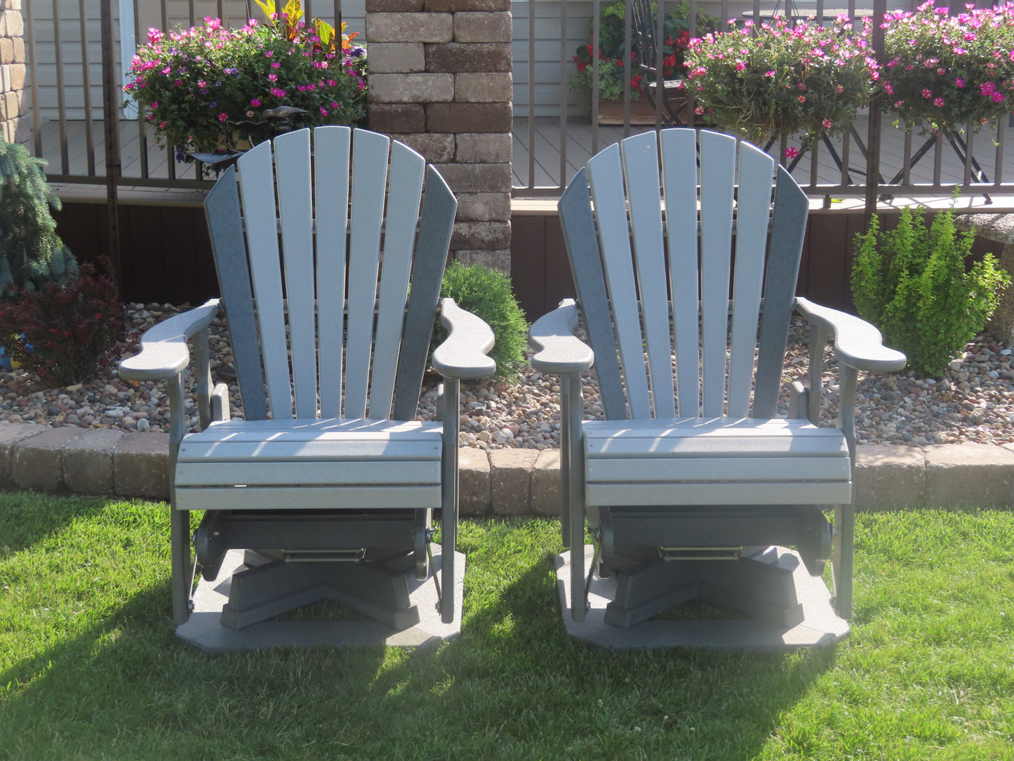 Chair, Polywood, Adirondack Glider (Dutch Boy)