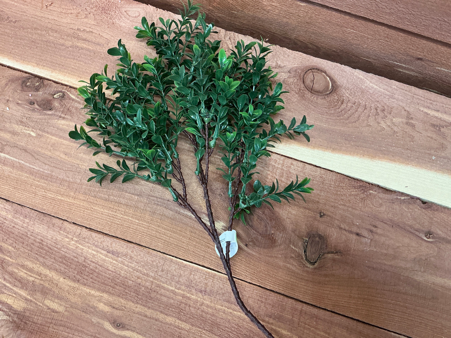 Faux, Floral Boxwood Spray