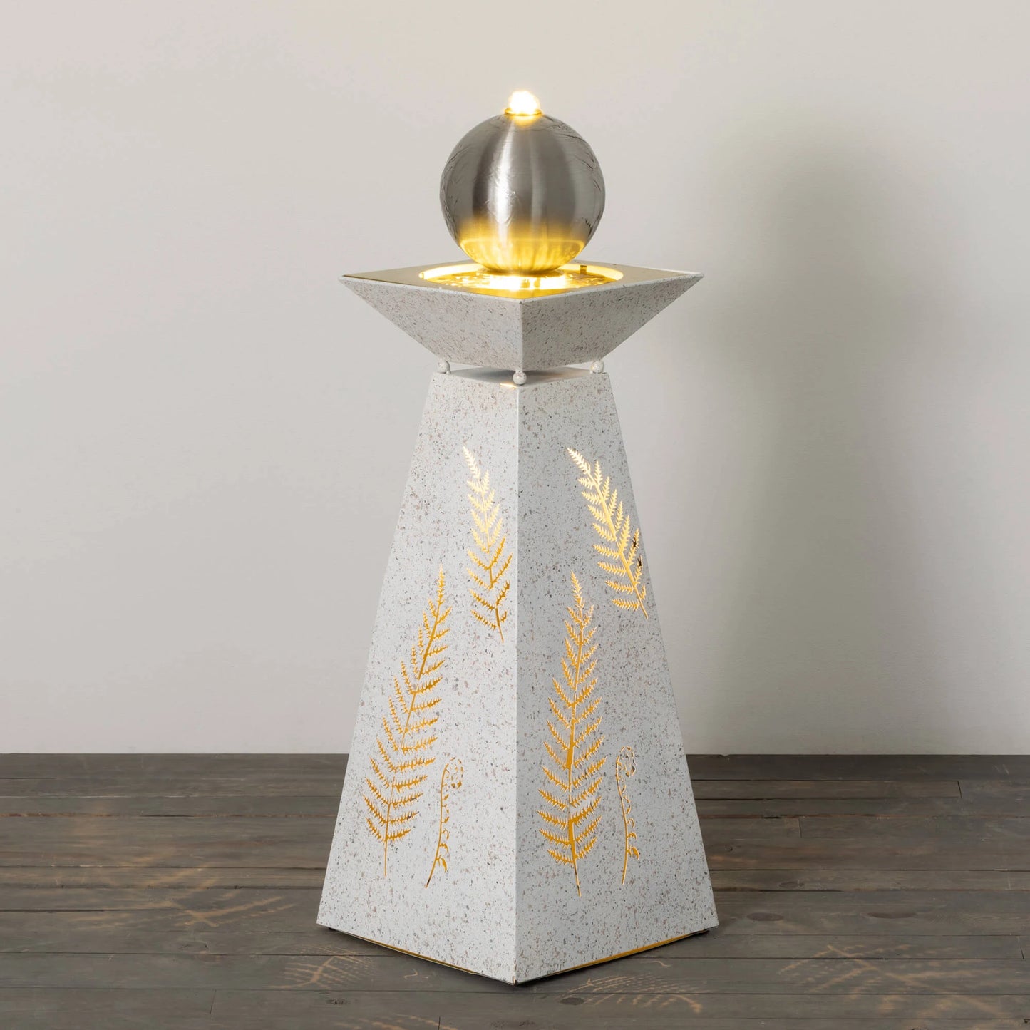 Fountain, Metal Gazing Ball