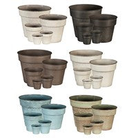 Planter, Metal, Belt Tulip