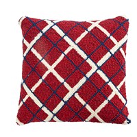 Pillow, Patriotic Plaid