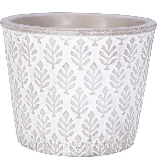 Planter, Glazed, Narrow Rimmed Deco (JP-LCP-002-MIX)