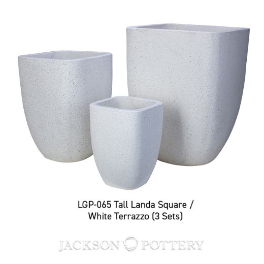 Planter, Fiberstone, Landa Terrazzo Tall (JP-LGP-PP-018)