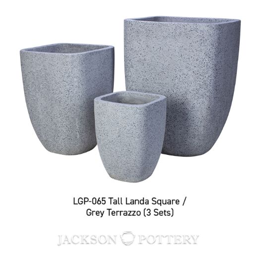 Planter, Fiberstone, Landa Terrazzo Tall (JP-LGP-PP-018)