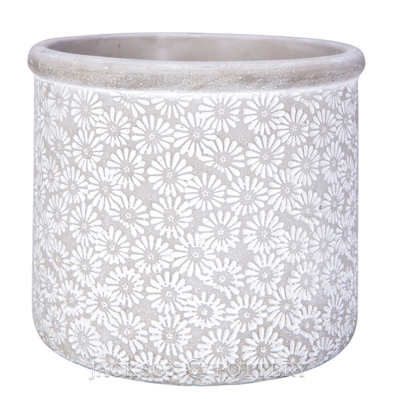 Planter, Earthenware, Tall Flower Power (JP-LCP-887c)
