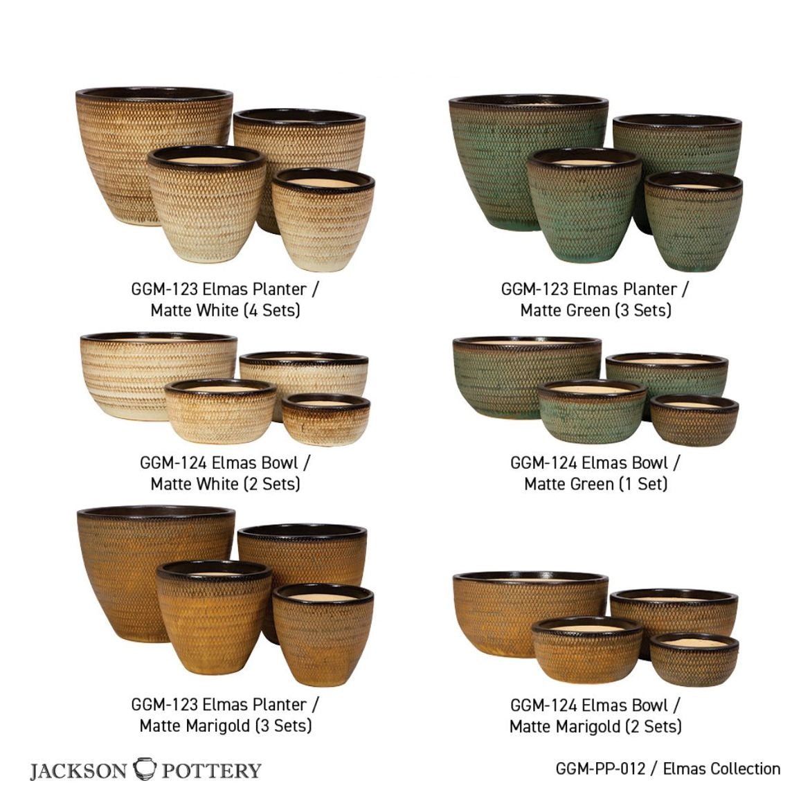 Planter, Glazed, Elmas Bowl (JP-GGM-PP-012)