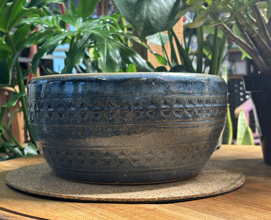 Planter, Glazed, Tris Low Round (Al-622-2119)