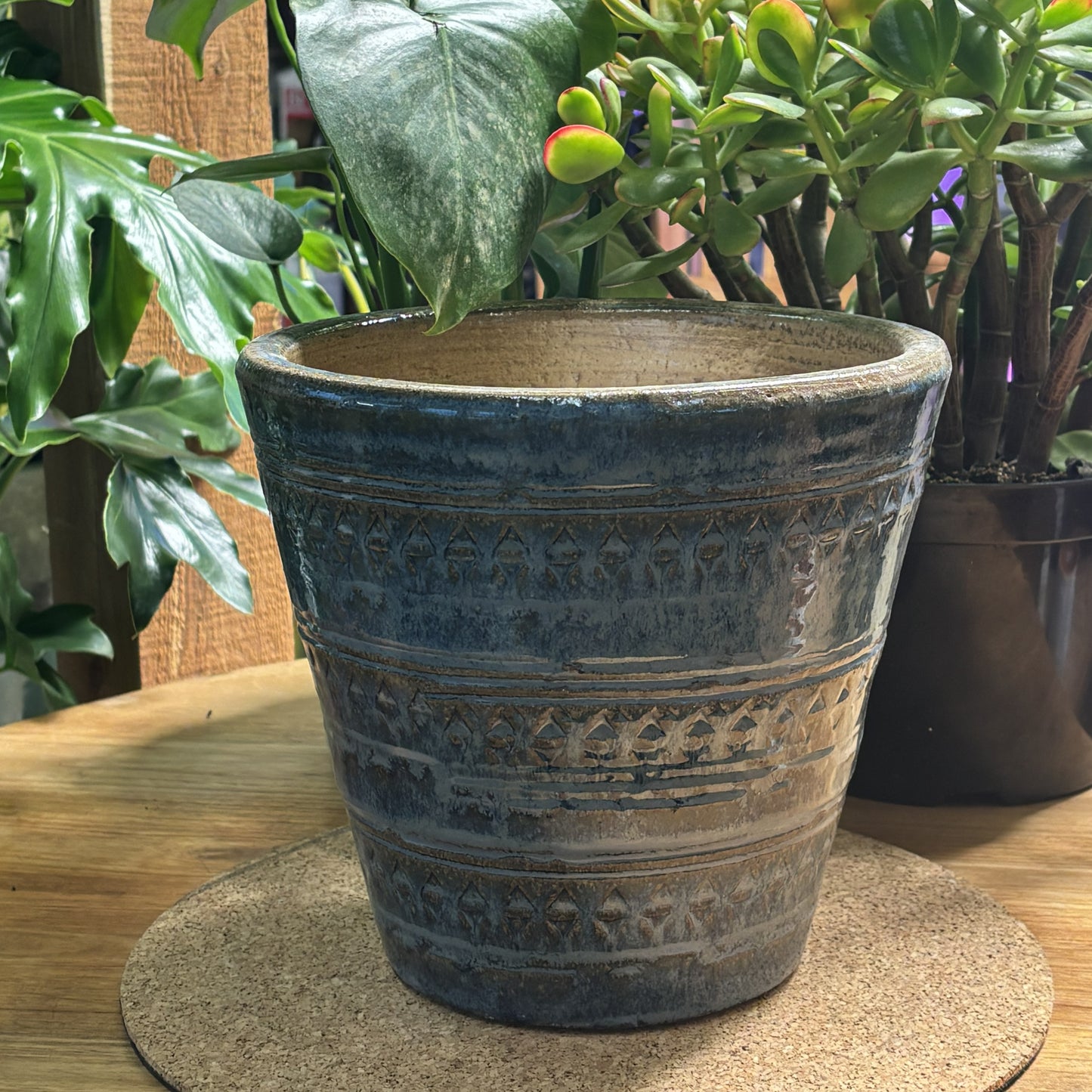 Planter, Glazed, Tris Taper (Al-622-2121)