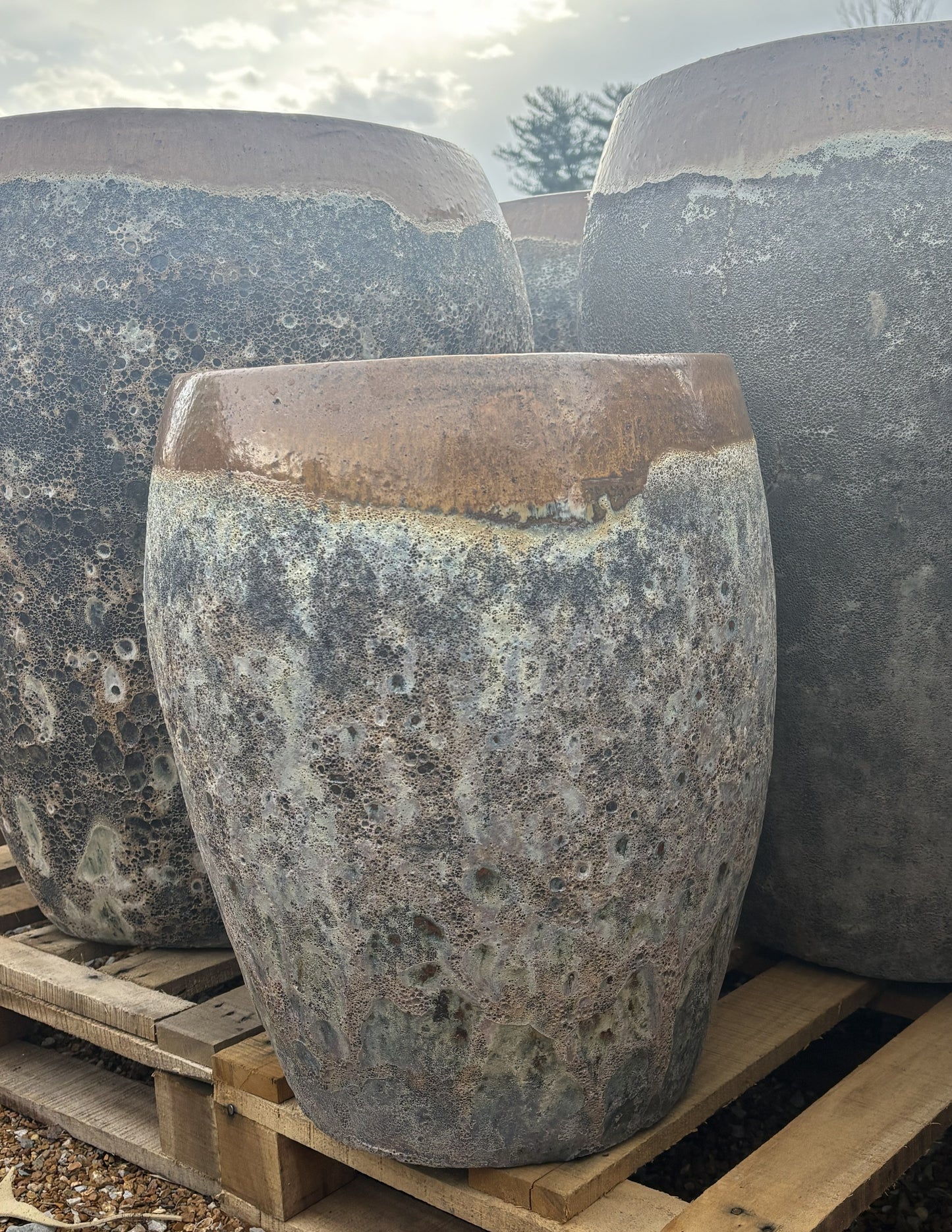 Planter, Glazed, Magma (Al-635-2291)