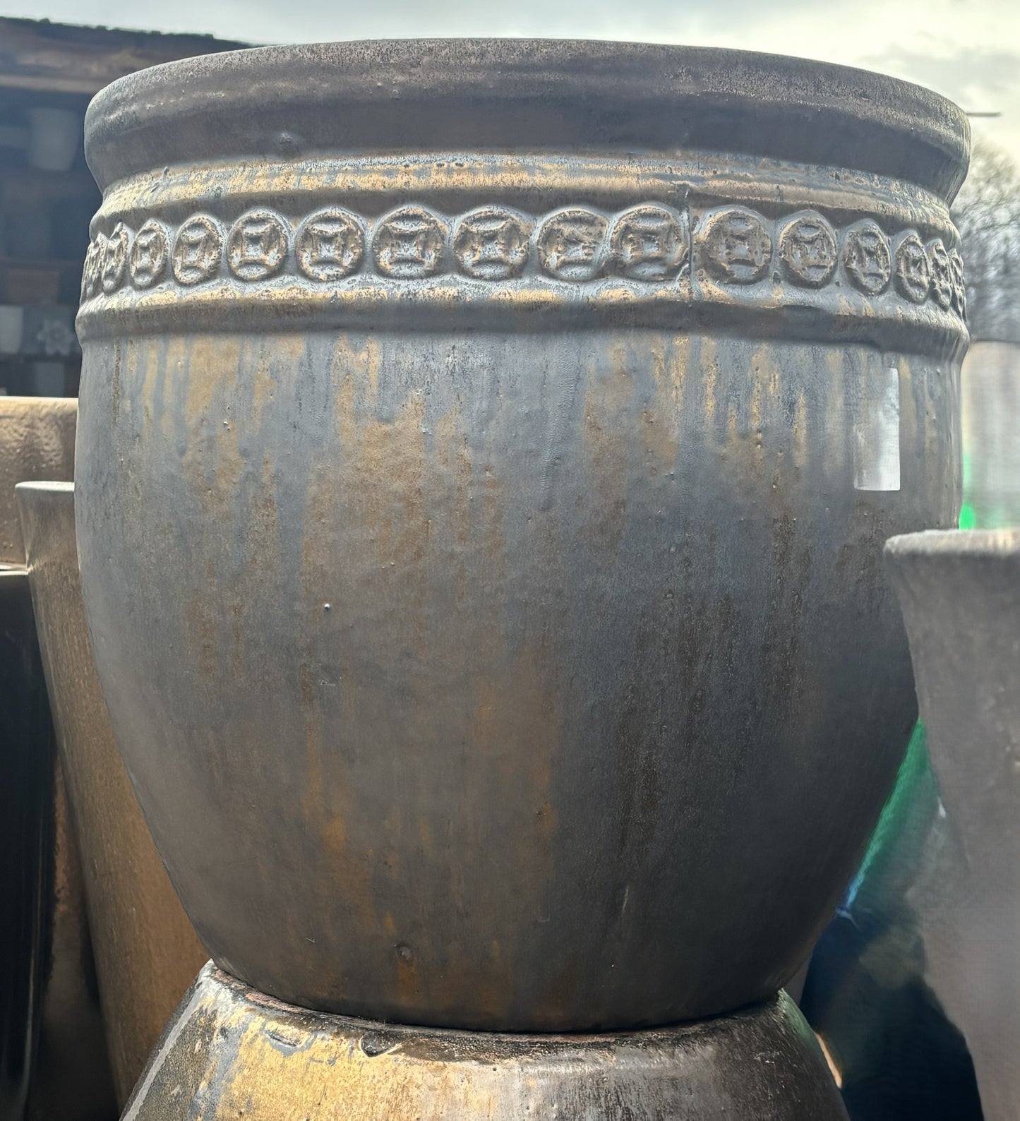 Planter, Galzed, Coin Pot (JP-DG-122s3-ACPR)