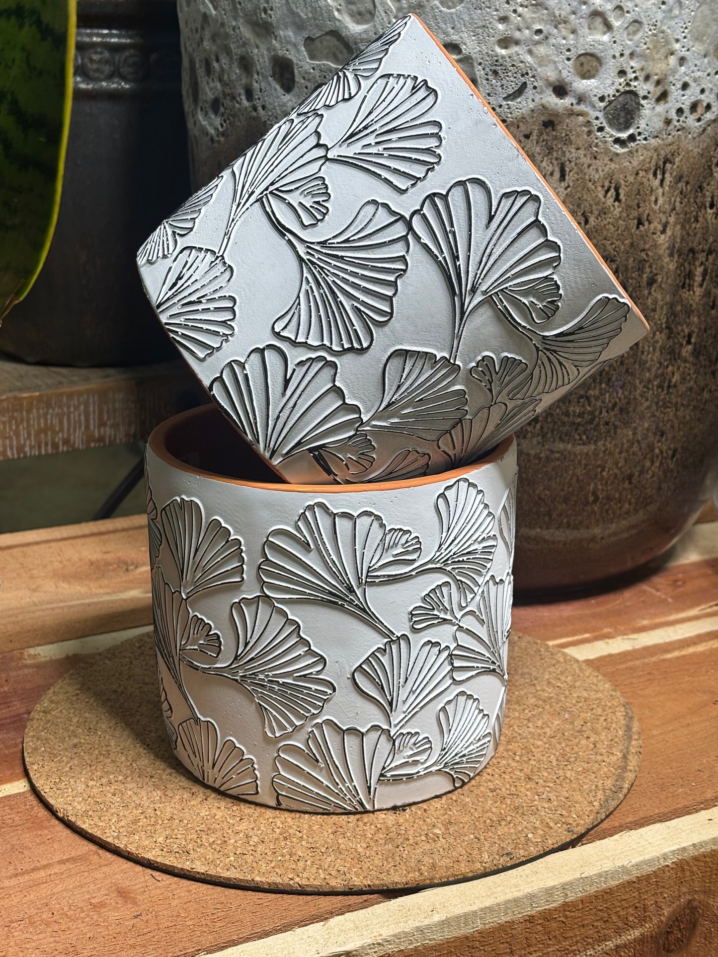 Planter, Glazed, Flora Cylinder (JP-LCP-526B)