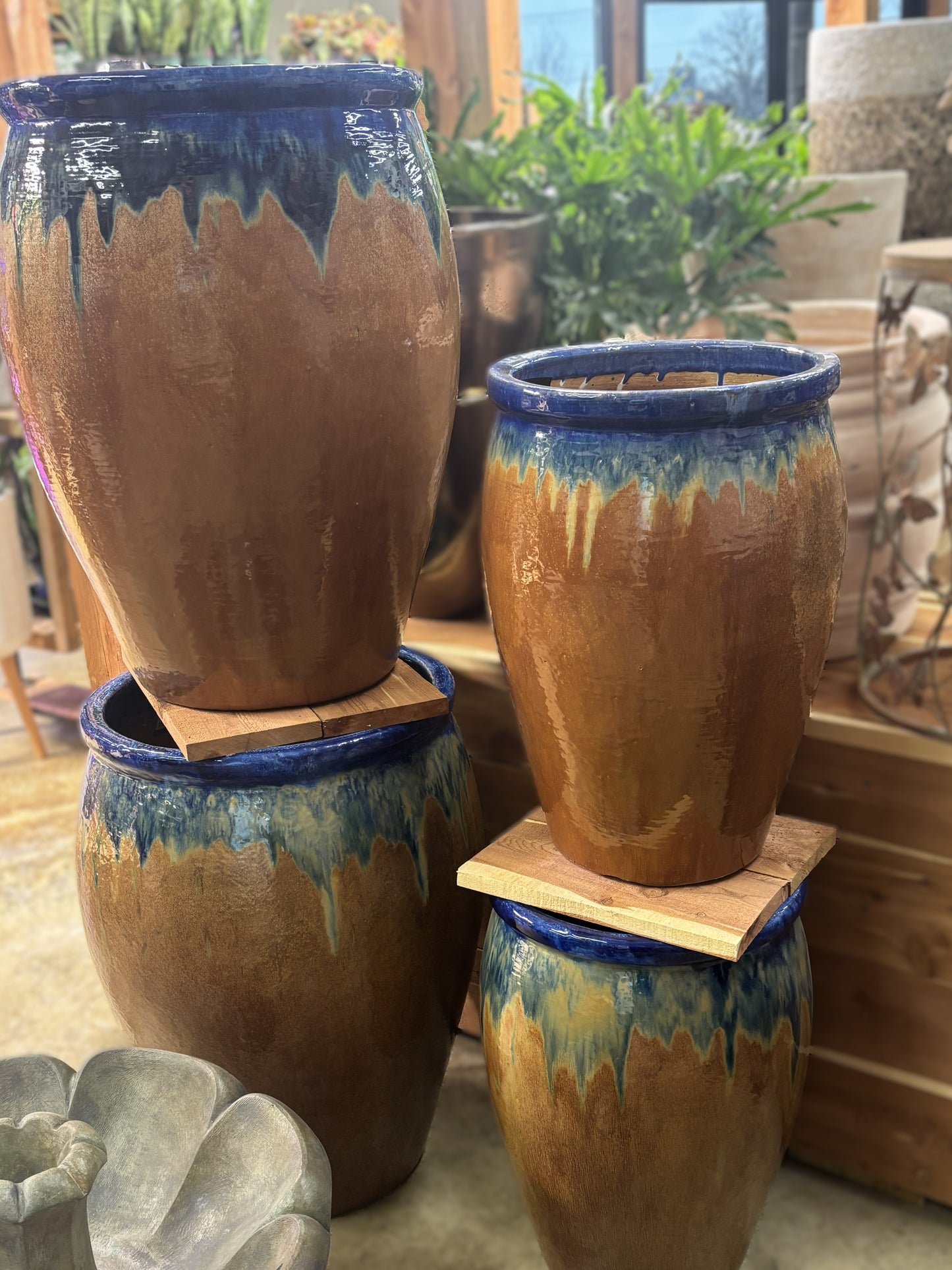 Planter, Glazed, Medium Vase (JP-GGC-9052S2)