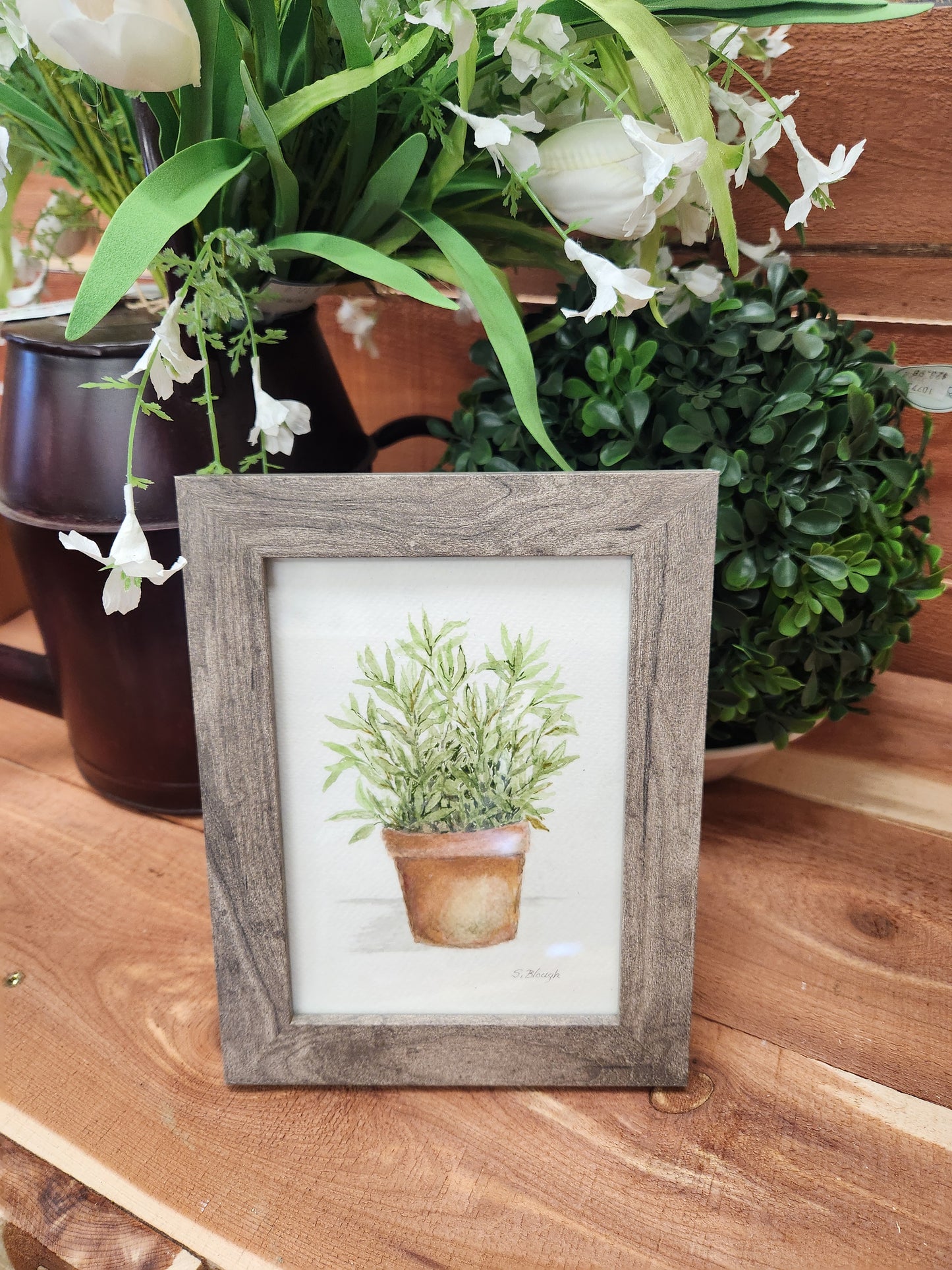 Artist, Hand Painted Original Watercolors Framed