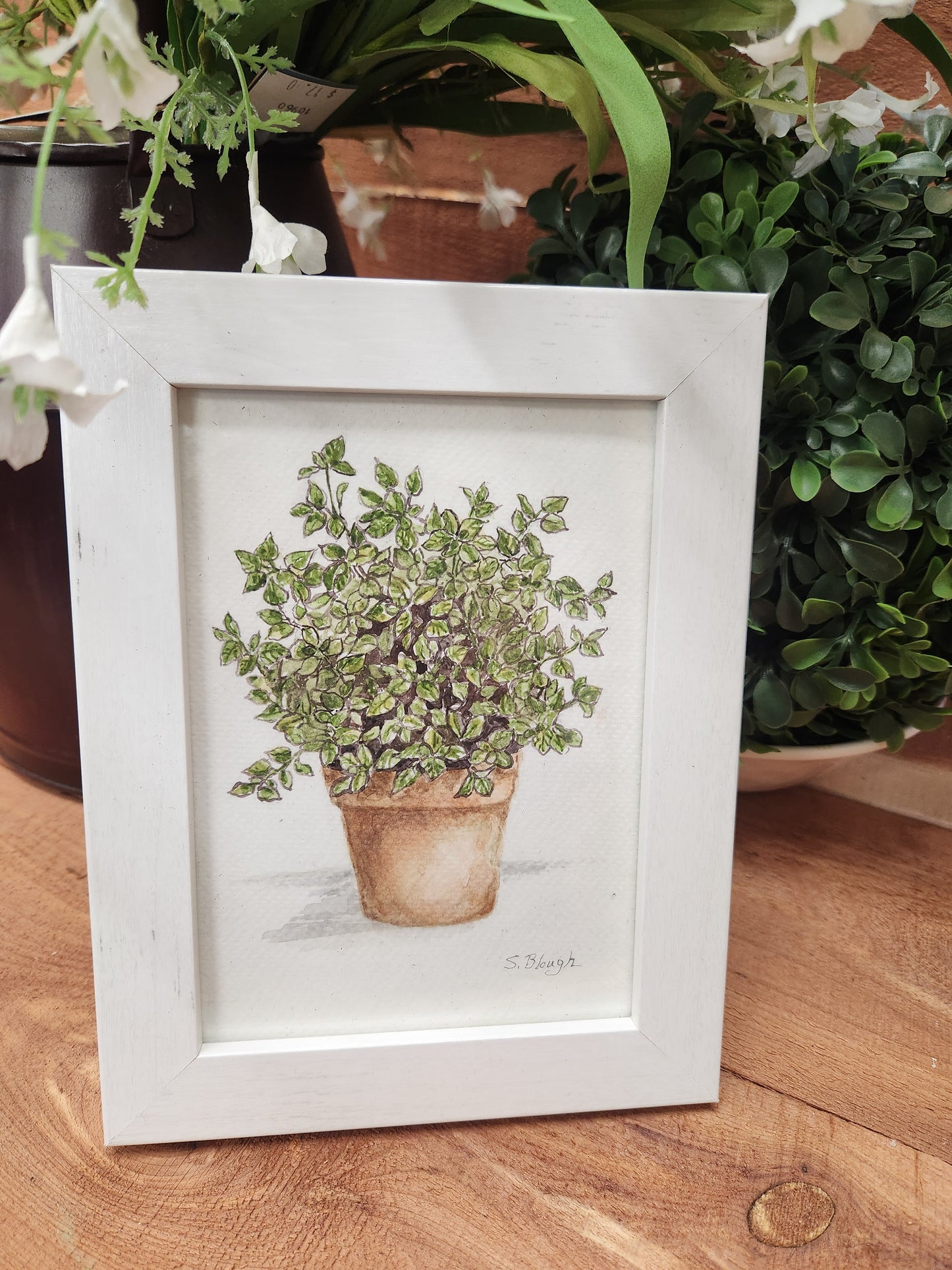 Artist, Hand Painted Original Watercolors Framed