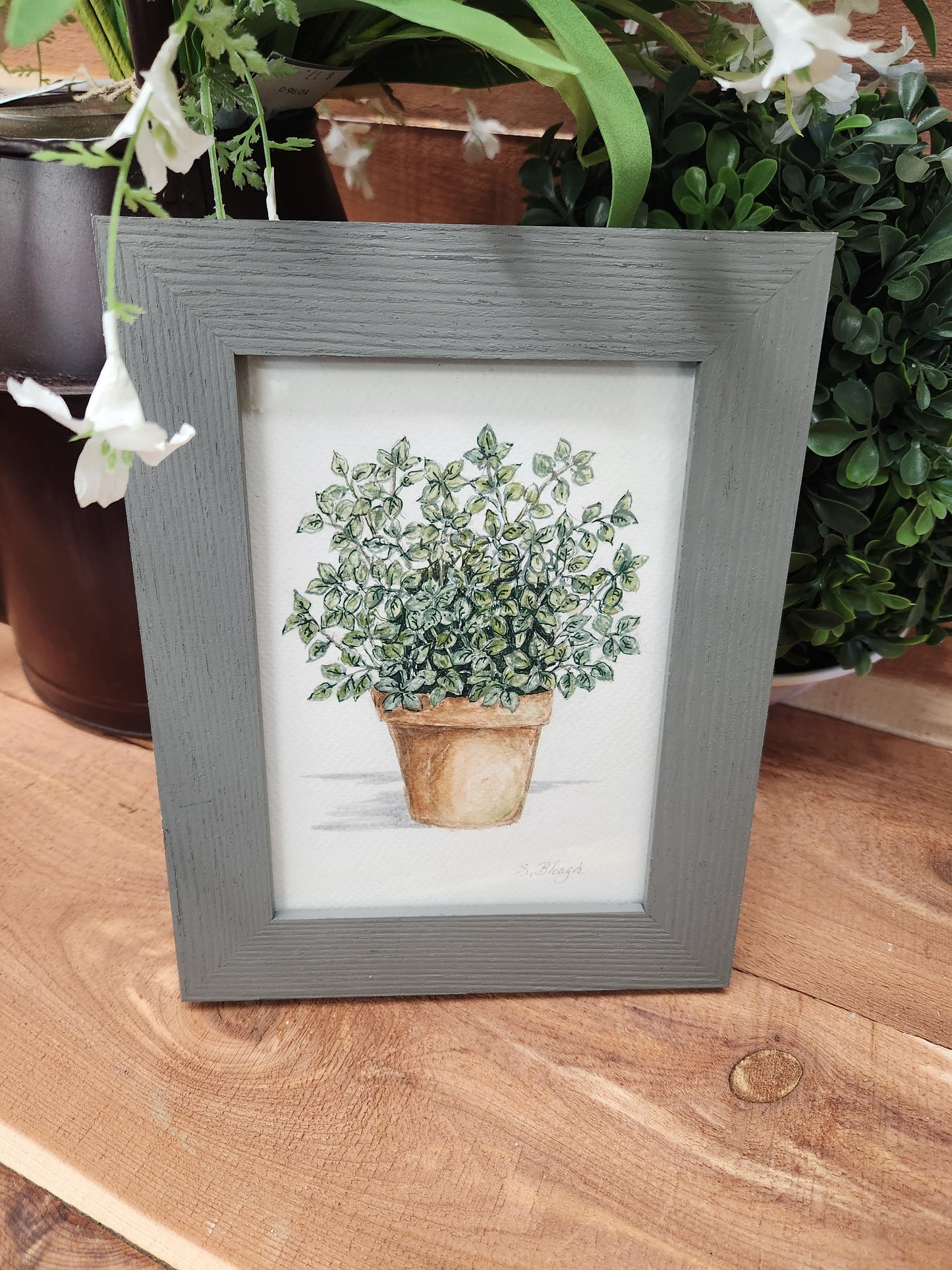 Artist, Hand Painted Original Watercolors Framed