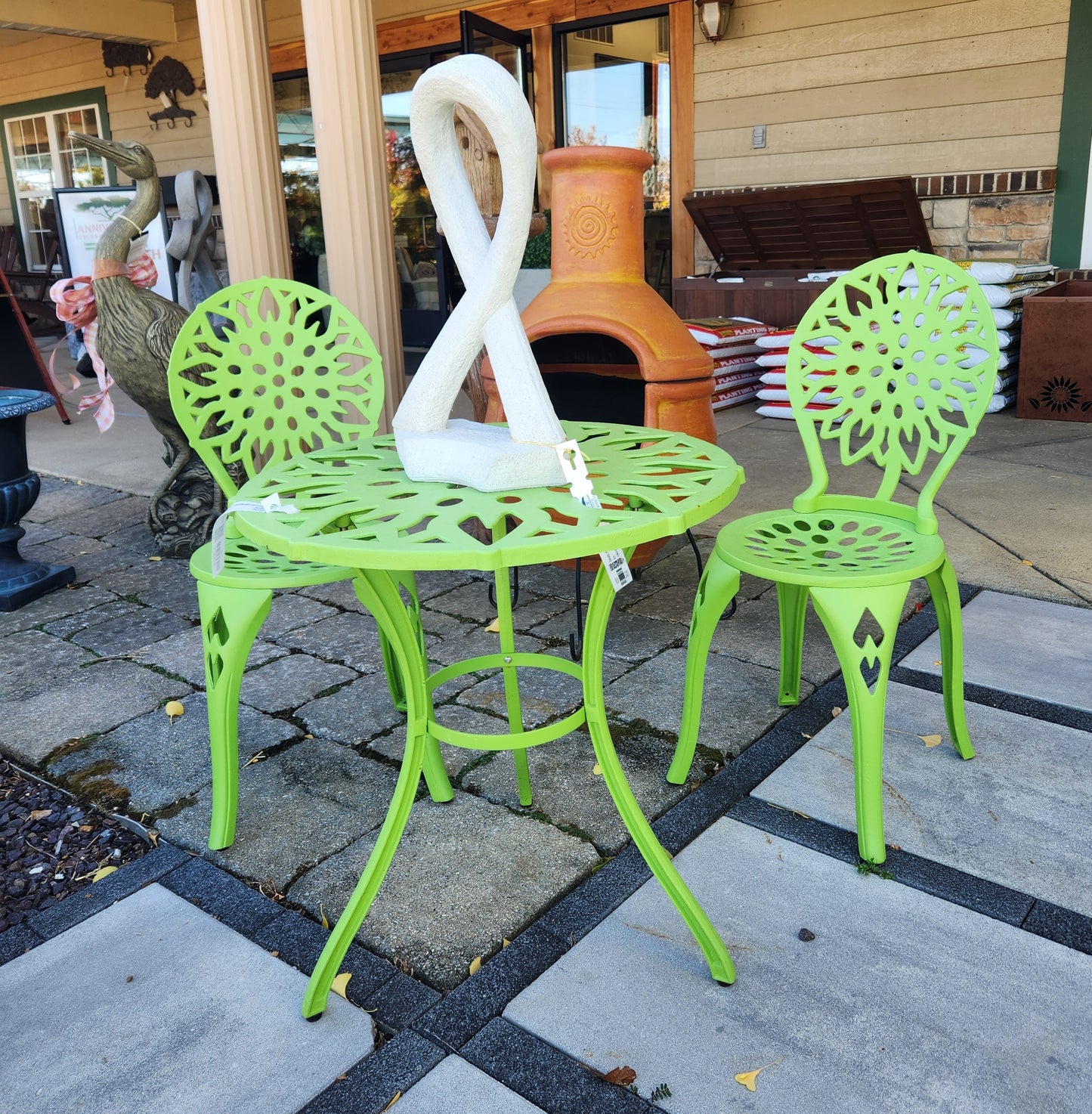 Bistro Set, Cast Iron