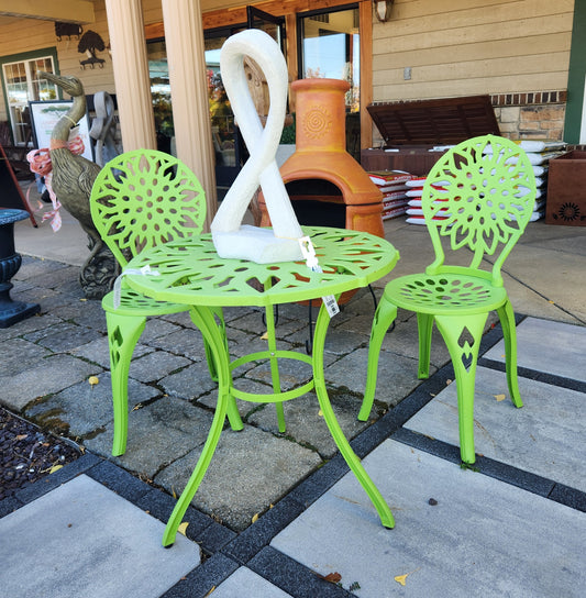 Bistro Set, Cast Iron