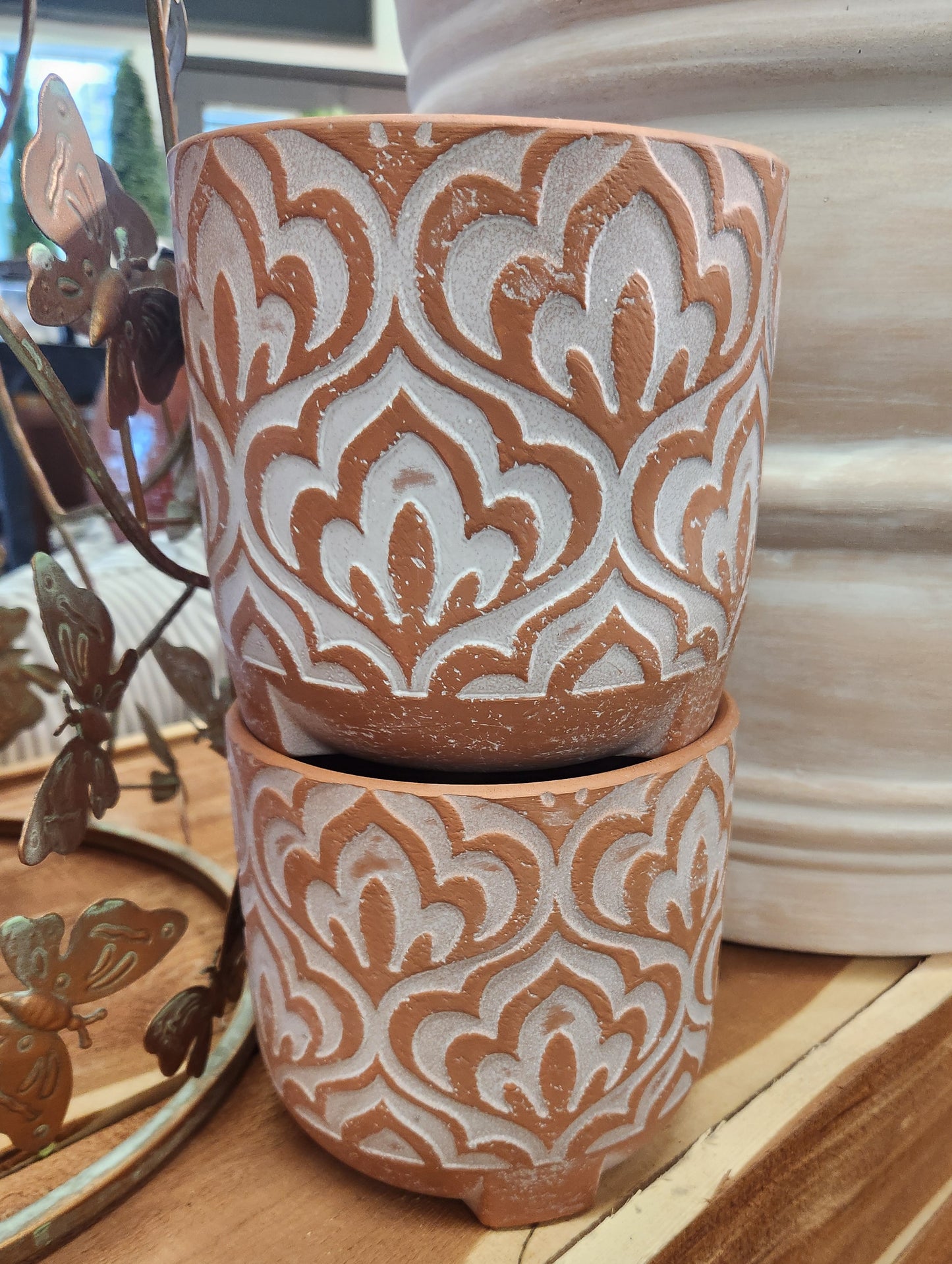 Planter, Glazed, Veda (CW-IC 4347)