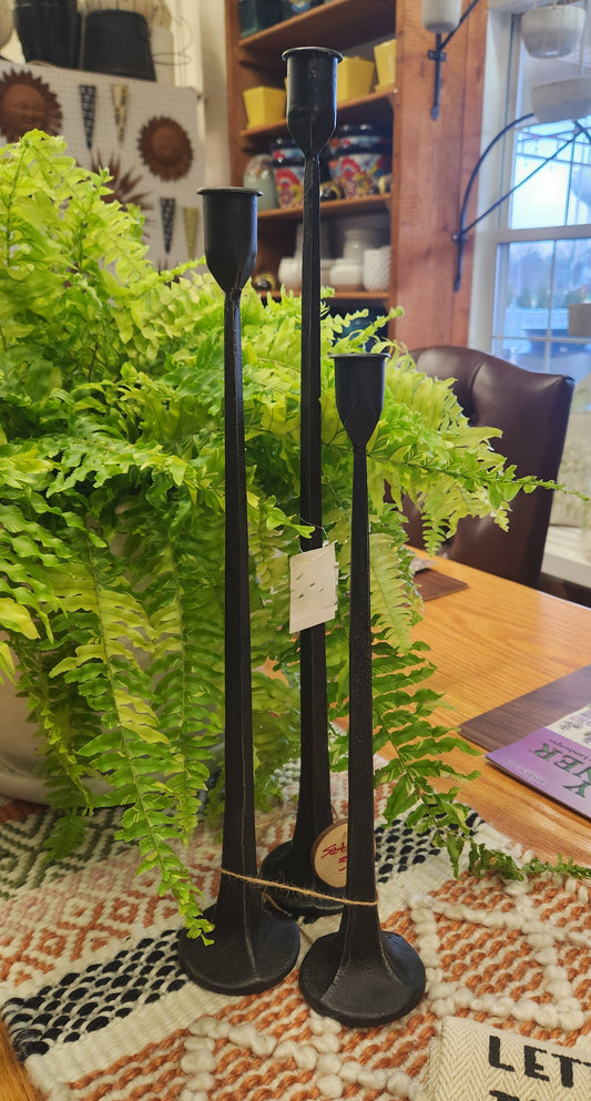 Candle Holder, Forged Metal (ADHG)
