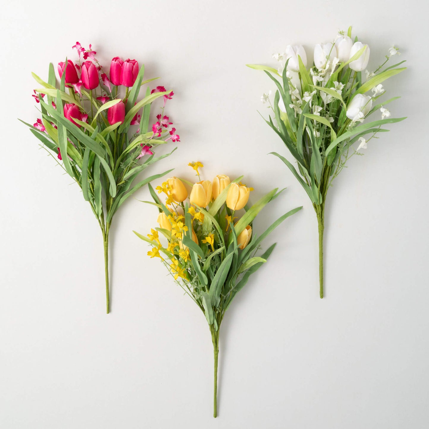 Faux, Floral Tulip Mix Bush