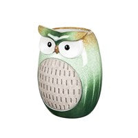 Planter- Owl, Glazed